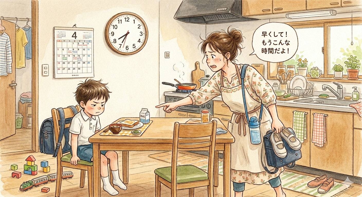 朝がいつもバタバタする人へ｜余裕がない原因は「頑張りすぎ」でした