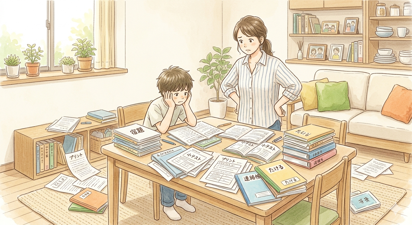 学校・塾プリントの整理術｜もう迷子にならない簡単ルール